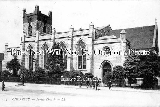 SU 128 - Chertsey Parish Church, Surrey