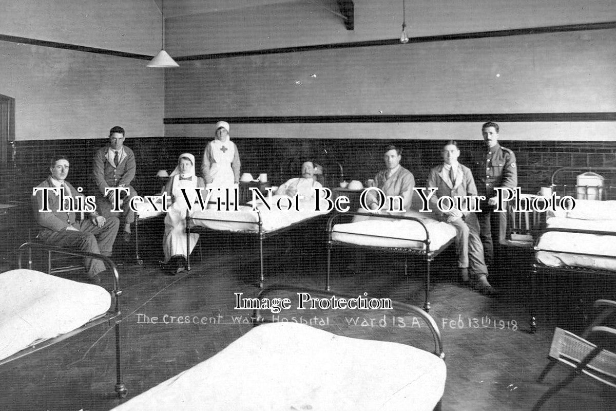 SU 1289 - Ward 13A, The Crescent War Hospital, Croydon, Surrey 1918