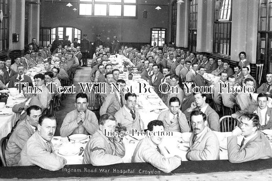 SU 1293 - Ingram Road War Hospital, Croydon, Surrey WW1