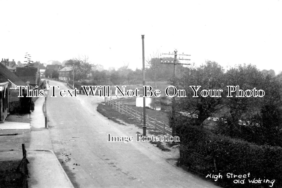 SU 1311 - High Street, Old Woking, Surrey c1925