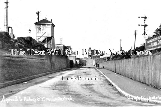 SU 1315 - Approach To Leatherhead Railway Station, Surrey