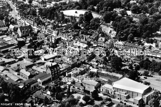 SU 138 - Reigate From The Air, Surrey