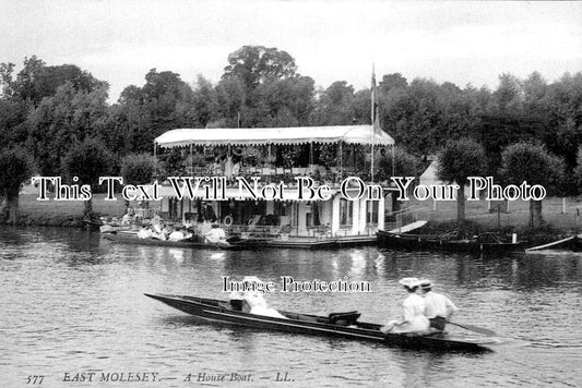 SU 1398 - A House Boat, East Molesey, Surrey