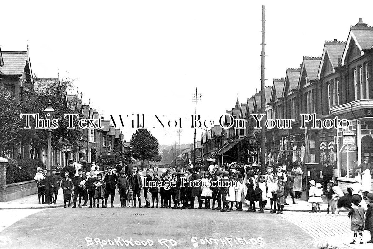 SU 1405 - Brookwood Road, Southfields, Surrey c1905