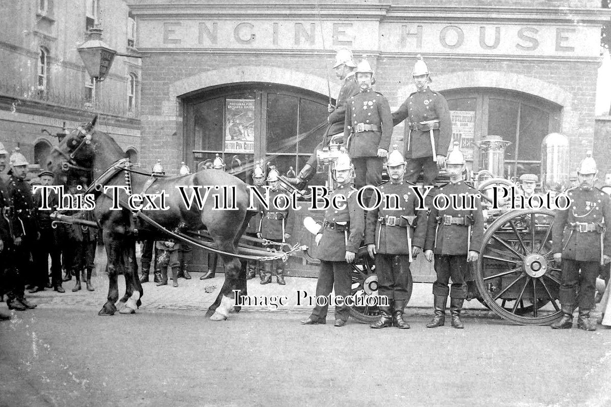 SU 1480 - The Fire Brigade, Guildford, Surrey ,1906