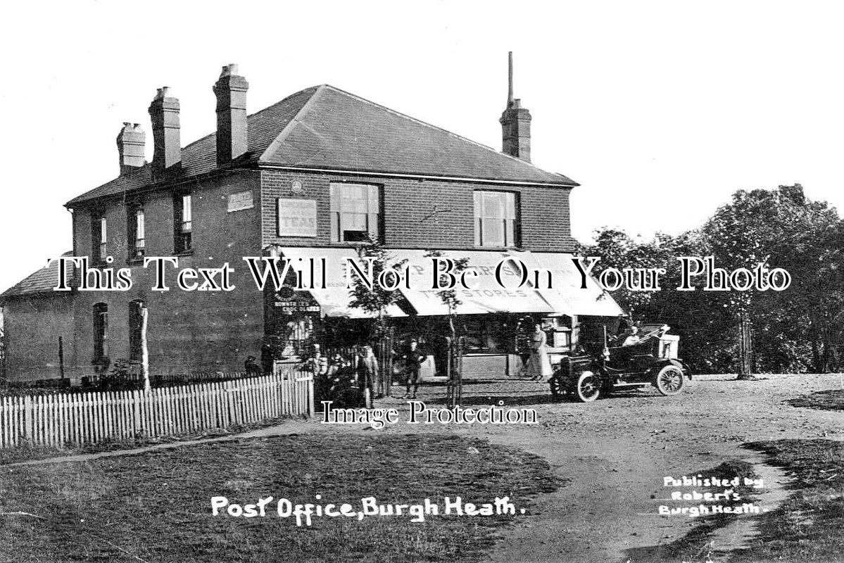 SU 1481 - Burgh Heath Post Office, Surrey