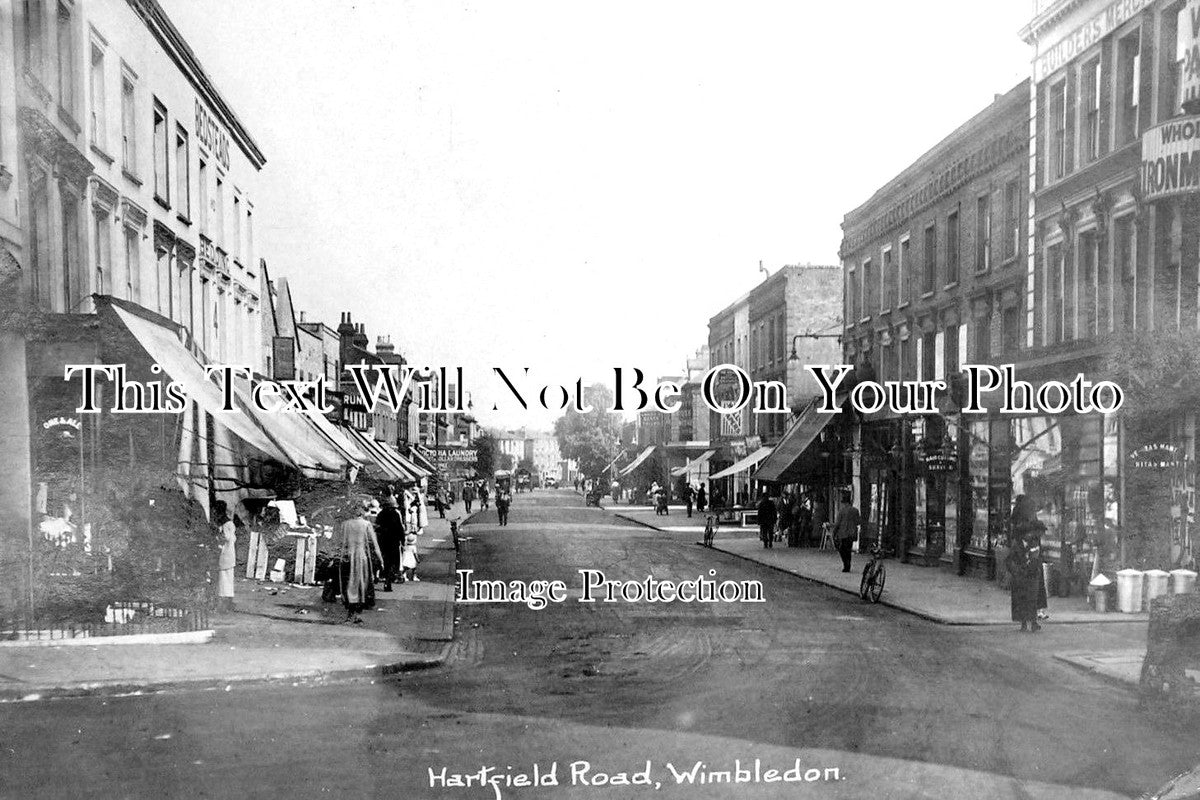 SU 1489 - Hartfield Road, Wimbledon, Surrey c1926