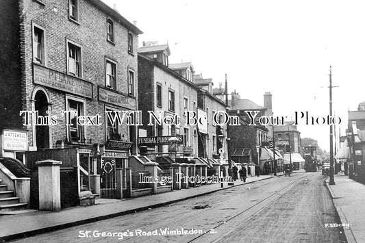 SU 1495 - St Georges Road, Wimbledon, Surrey c1914