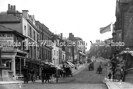 SU 1525 - Tower High Street, Guildford, Surrey c1911