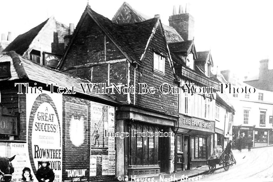 SU 1529 - Old Houses, North Street, Guildford, Surrey c1905