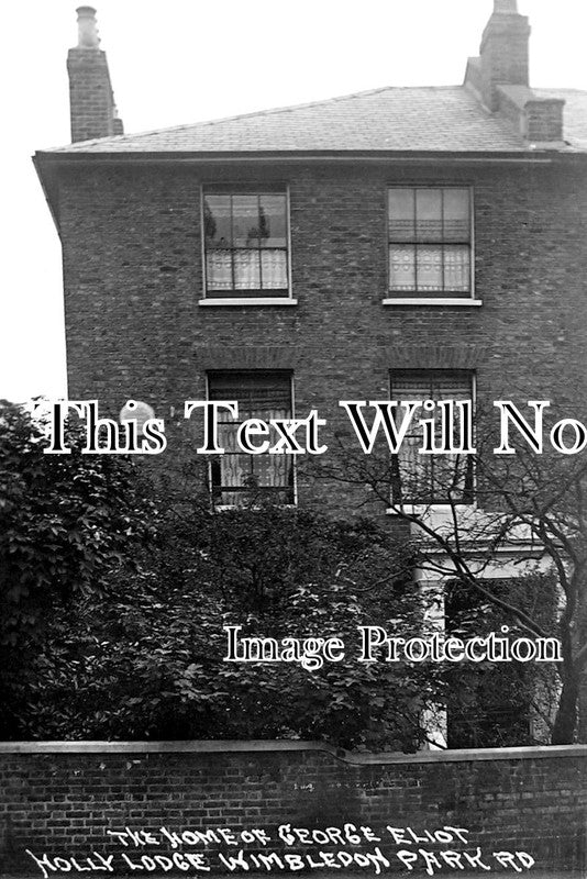 SU 1556 - Holly Lodge Home Of George Eliot, Wimbledon Park Road, Surrey c1914