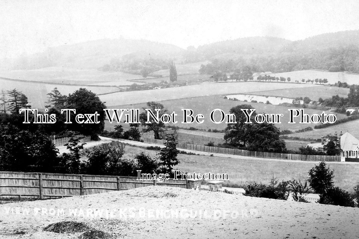 SU 1585 - View From Warwicks Bench, Guildford, Surrey c1905