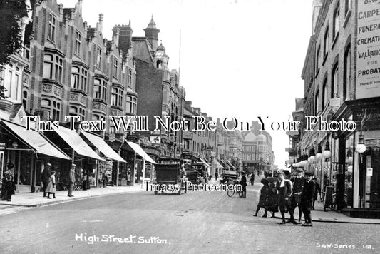 SU 1587 - Sutton High Street, Surrey