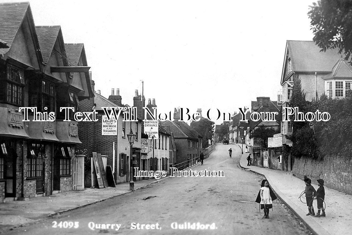 SU 1600 - Quarry Street, Guildford, Surrey c1905