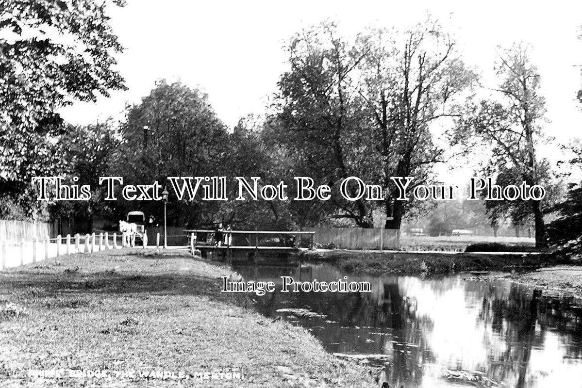 SU 1604 - Phipps Bridge, The Wandle, Merton, Surrey c1912