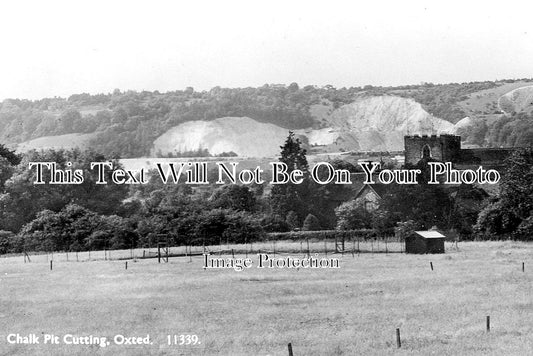 SU 1626 - Chalk Pit Cutting, Oxted, Surrey