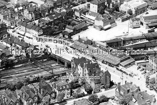 SU 1633 - East Croydon Railway Station From The Air, Surrey