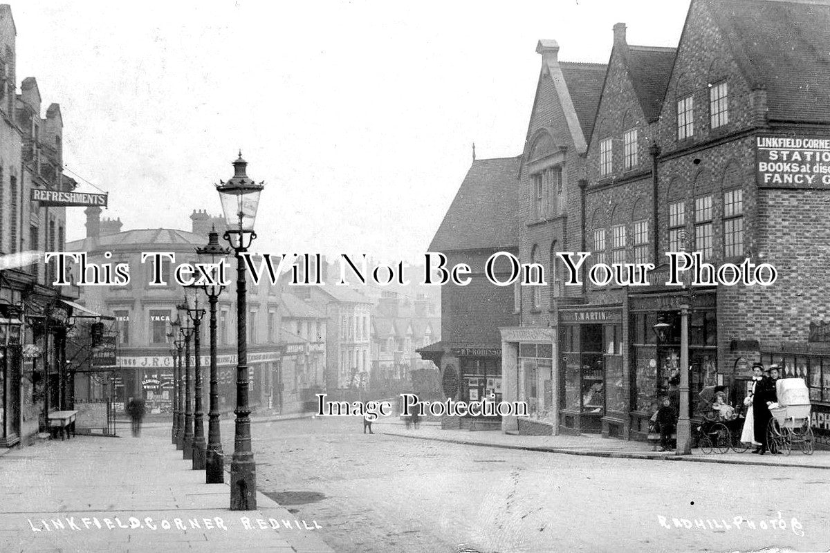 SU 1634 - Linkfield Corner, Redhill, Surrey c1906