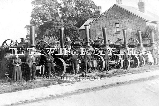 SU 1641 - Steam Tractors, Redhill, Surrey c1905