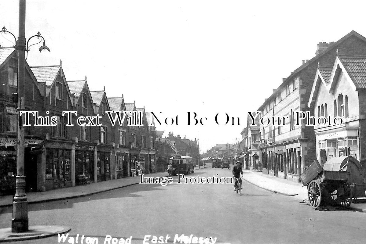 SU 1643 - Walton Road, East Molesey, Surrey c1936