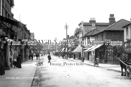 SU 1670 - Portland Road, South Norwood, Surrey c1916