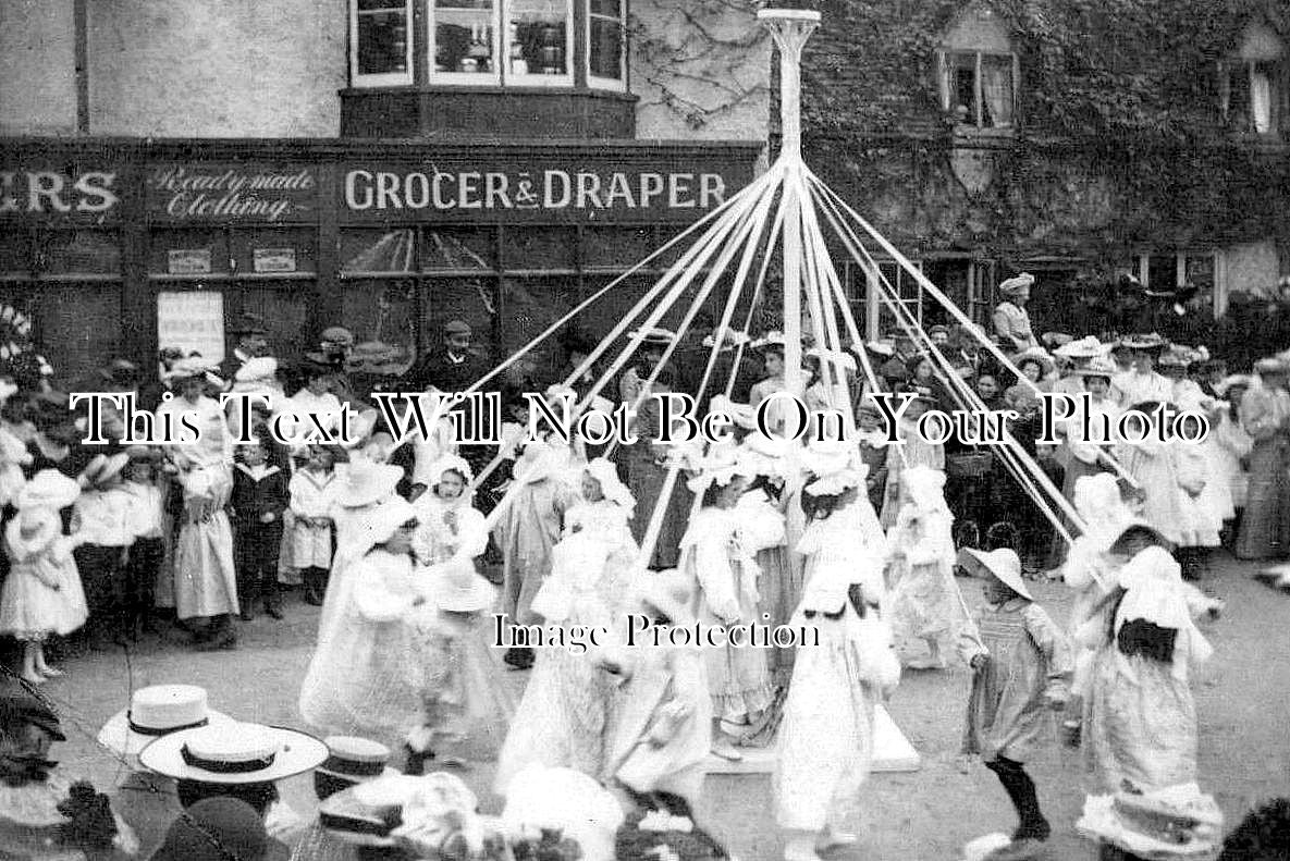 SU 1692 - May Festival Maypole Dance, Shere, Surrey