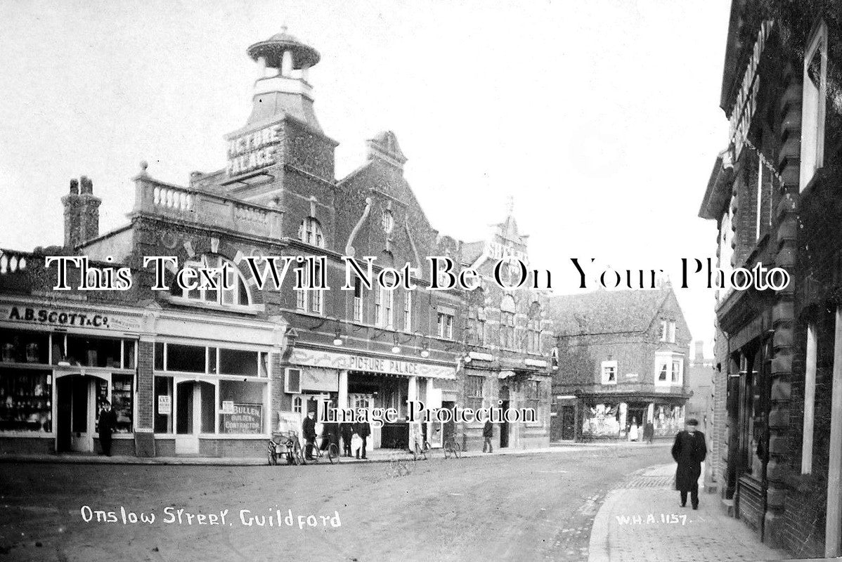 SU 1711 - Onslow Street, Guildford, Surrey c1915