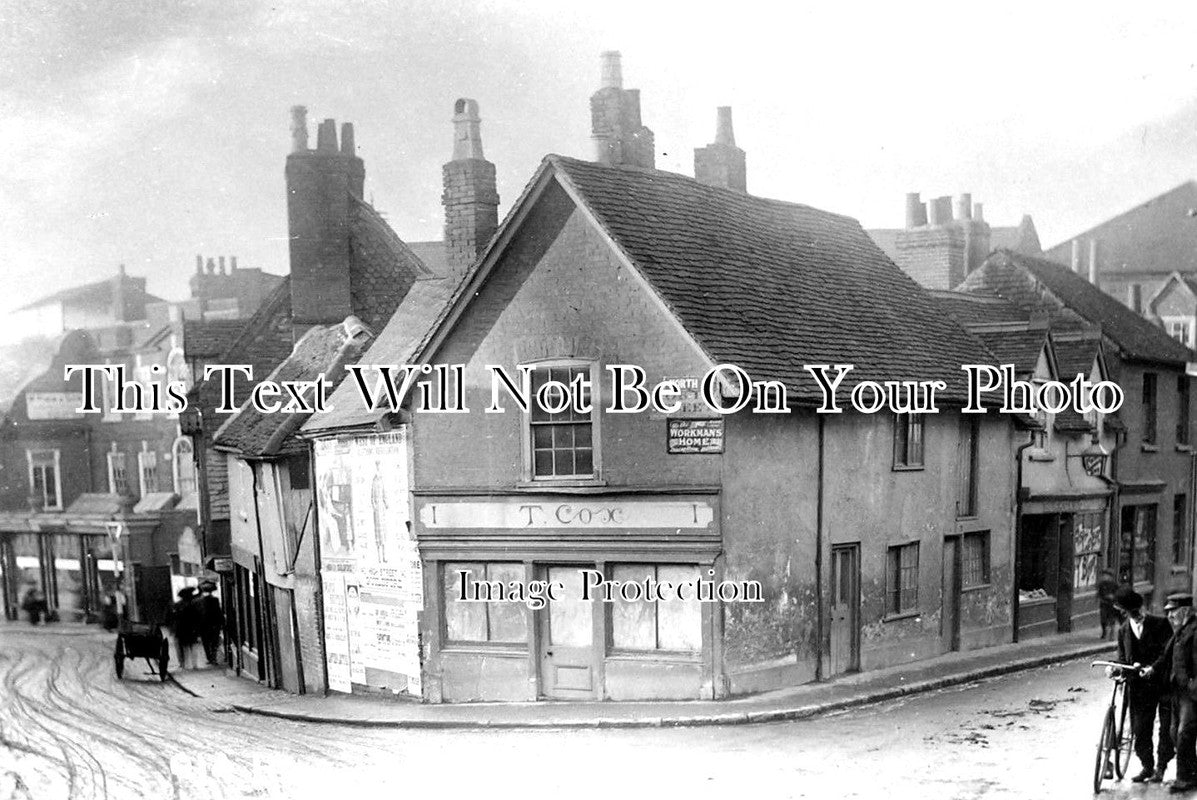 SU 1733 - Old Houses, North Street, Guildford, Surrey c1905