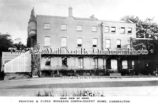 SU 1762 - Paper Workers Convalescent Home, Carshalton, Surrey