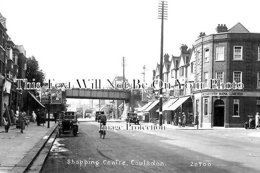 SU 1772 - Shopping Centre, Coulsdon, Surrey c1939