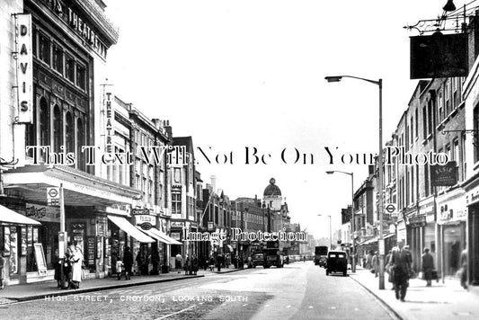 SU 1785 - High Street Looking South, Croydon, Surrey