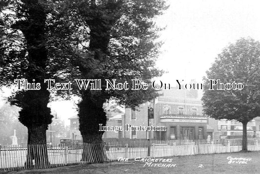 SU 1818 - The Cricketers Pub, Mitcham, Surrey c1937