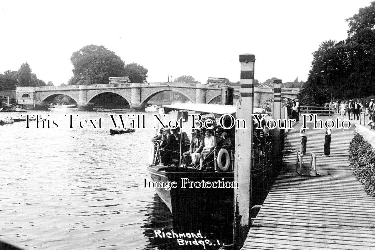 SU 1827 - Richmond Bridge, Surrey