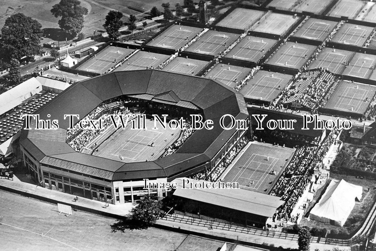 SU 1851 - The Tennis Courts, Wimbledon, Surrey c1930