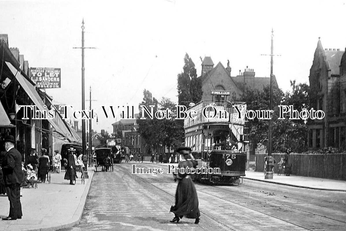 SU 1854 - Merton Road, Wimbledon, Surrey c1907