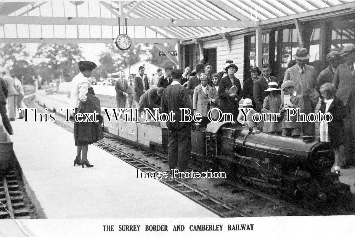 SU 1866 - Surrey Border & Camberley Railway Miniature Station c1925