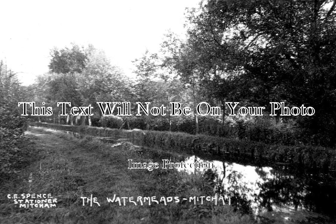 SU 1876 - The Water Meads, Mitcham, Surrey c1930