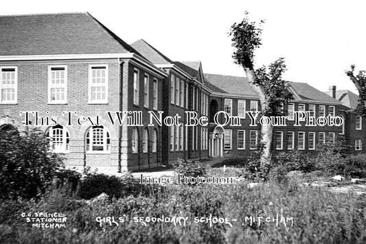 SU 1904 - Girls Secondary School, Mitcham, Surrey