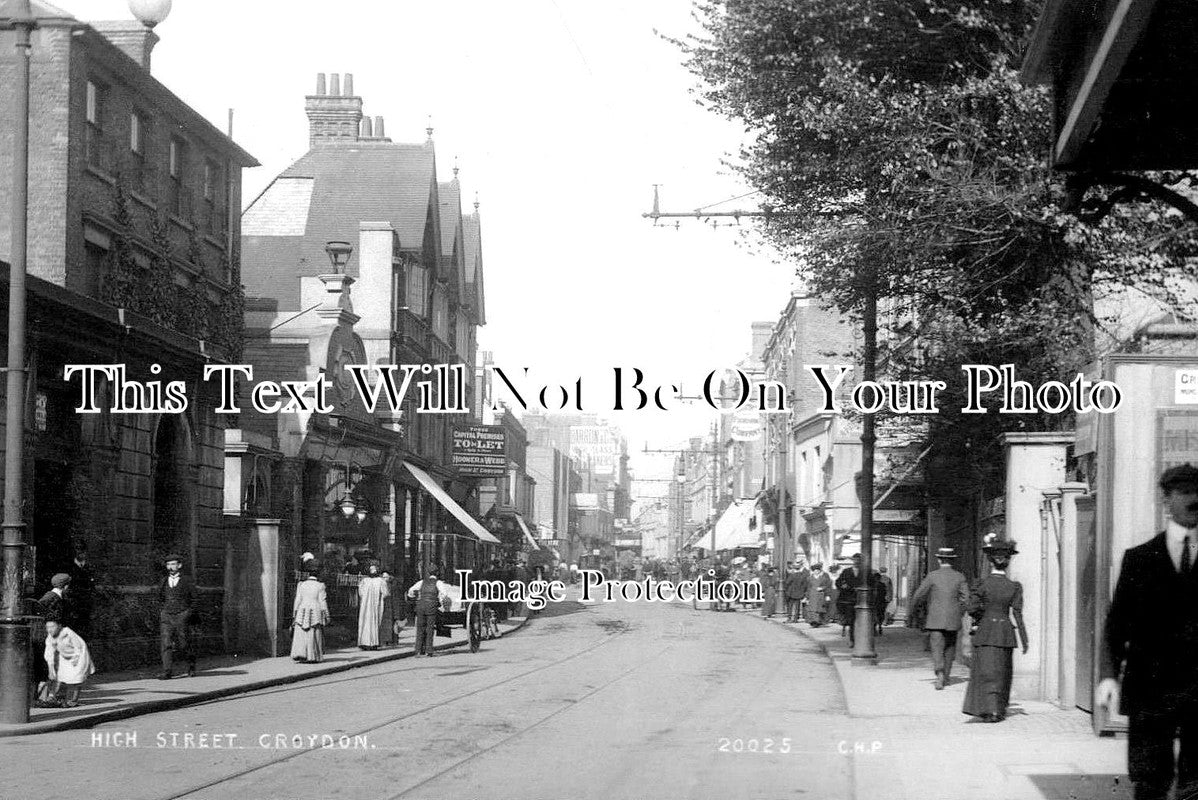 SU 1943 - High Street, Croydon, Surrey c1910