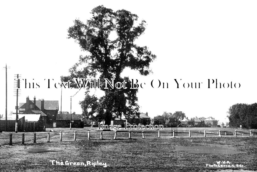 SU 1985 - The Green, Ripley, Surrey c1915 – JB Archive