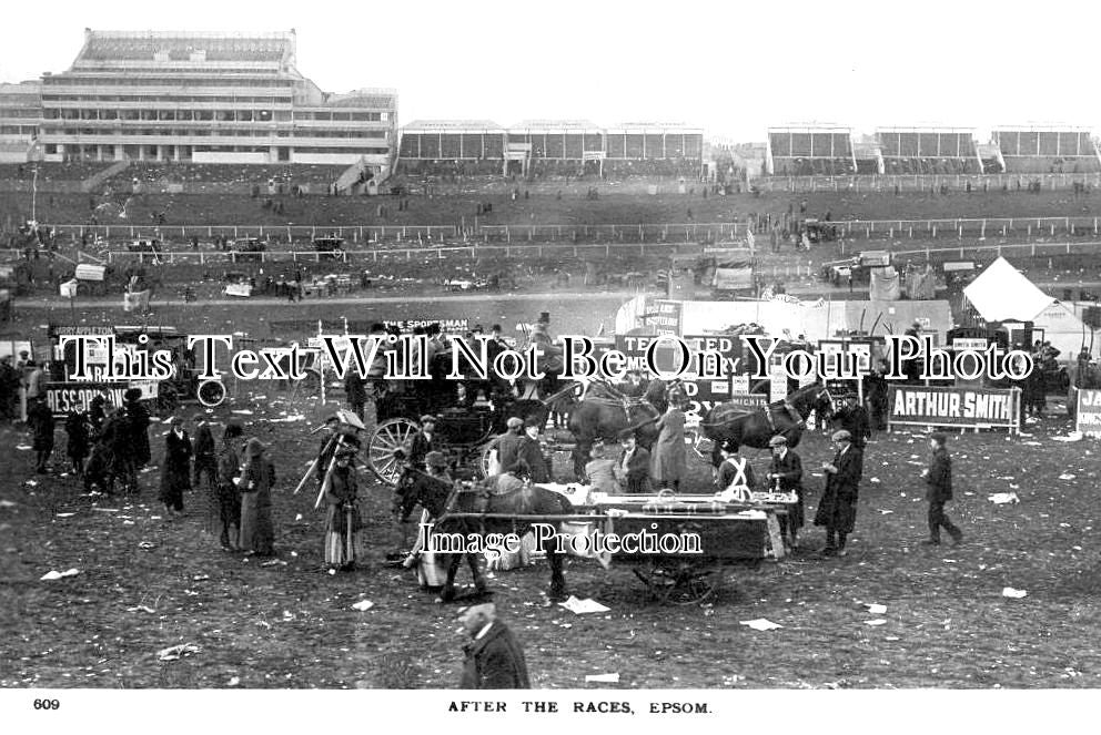 SU 1986 - Epsom Racecourse After The Races, Surrey