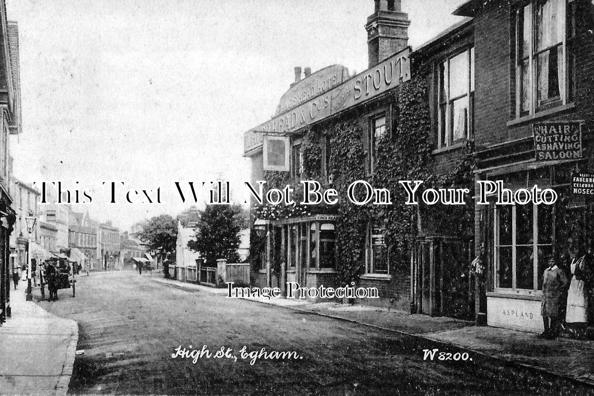 SU 201 - High Street, Egham, Surrey c1906