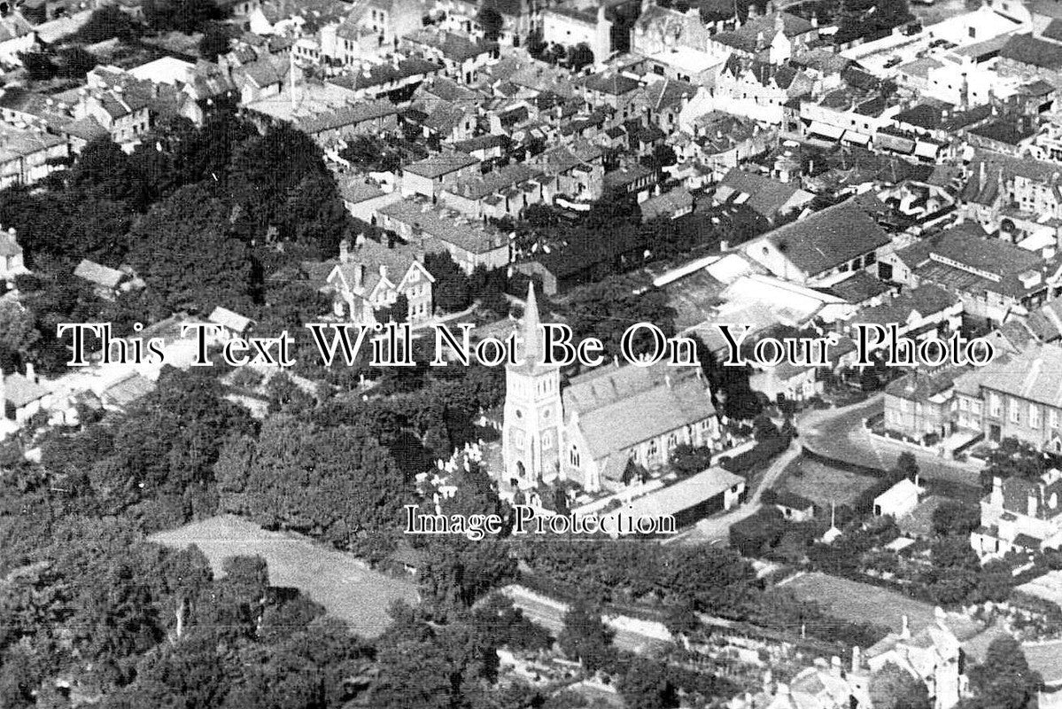 SU 2012 - Sutton Parish Church From The Air, Surrey