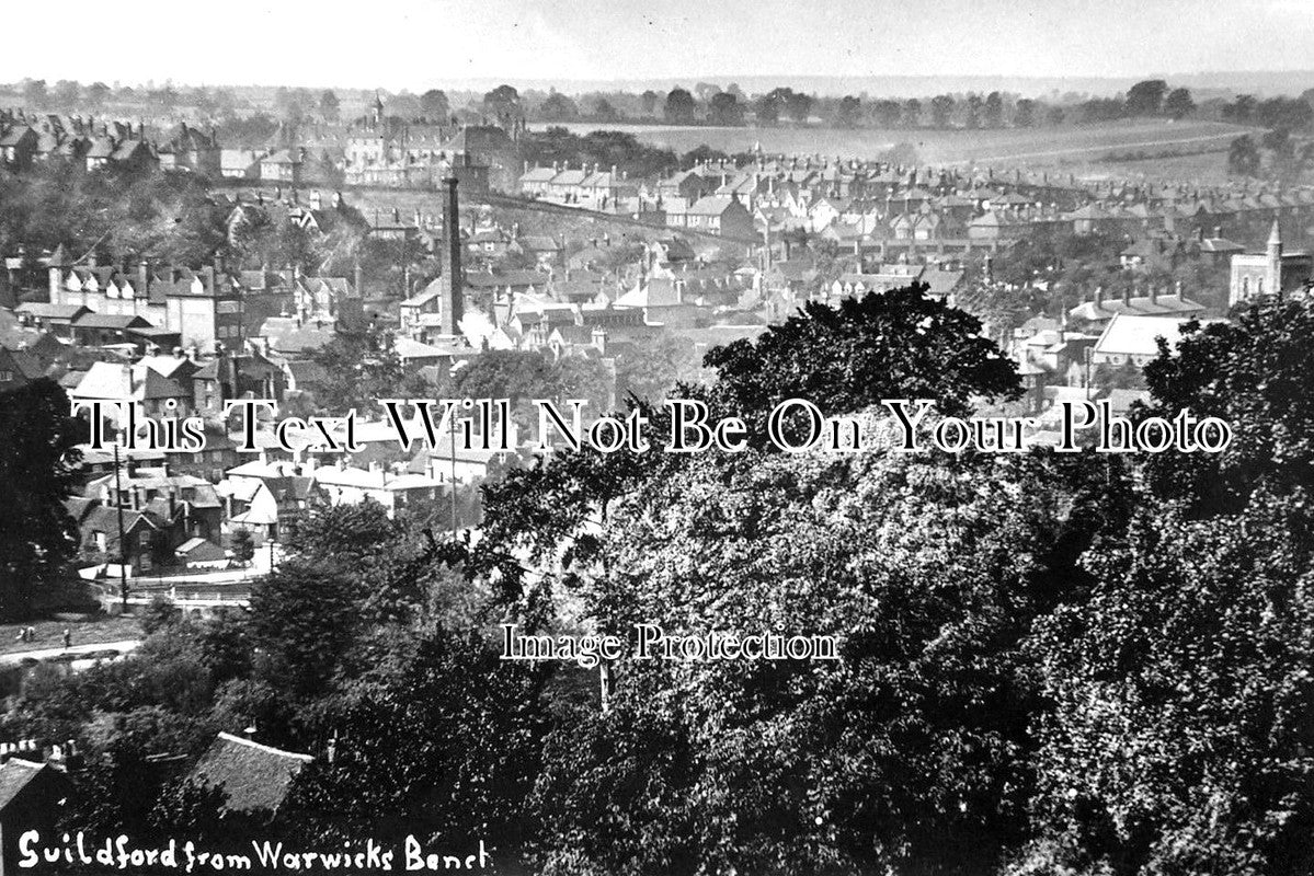 SU 2030 - Guildford From Warwicks Bench, Surrey c1910