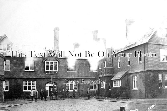 SU 2038 - Fire At St Catherines School, Bramley, Guildford, Surrey c1907