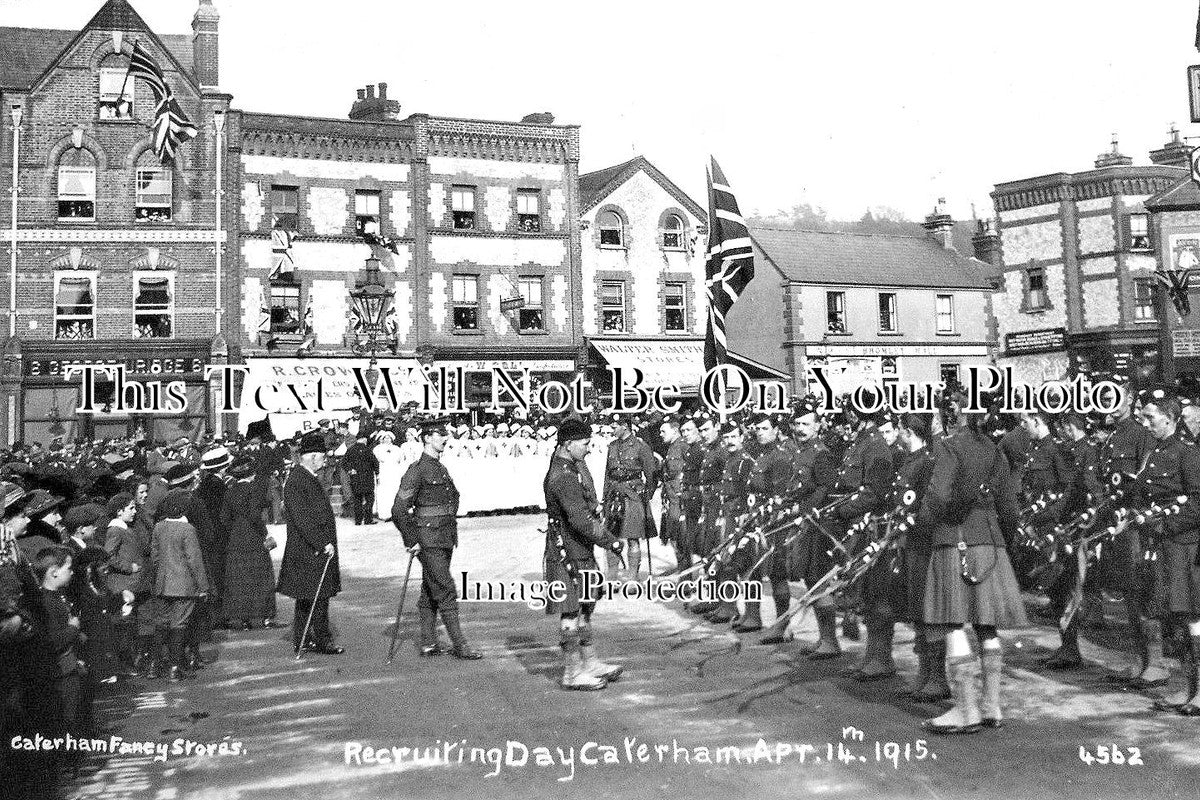 SU 2039 - WW1 Recruiting Day, Caterham, Surrey 1915