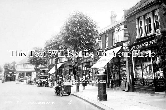 SU 2073 - High Street, Carshalton, Surrey c1934