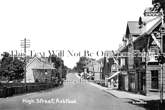 SU 2085 - High Street, Ashtead, Surrey c1919