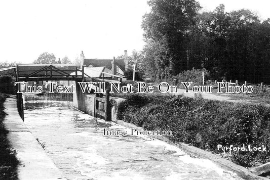 SU 2103 - Pyrford Lock, Surrey