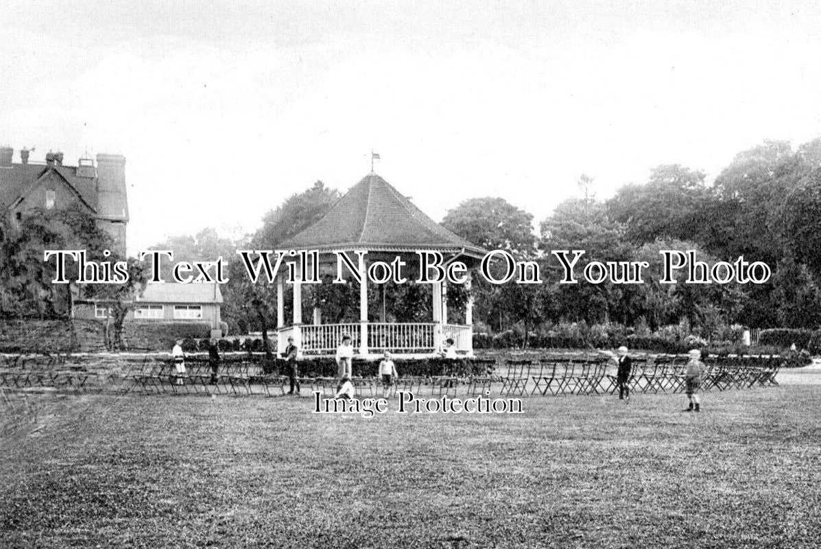 SU 2113 - Bandstand Sutton Manor Park, Surrey c1929